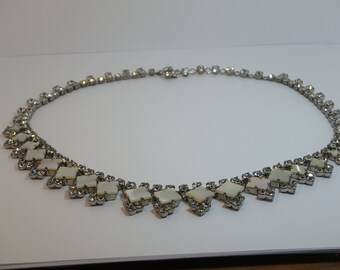 Diamante' Pearl Necklace