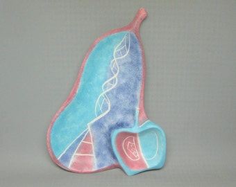 WICKIUP BALASH pottery apple pear mid-century modern
