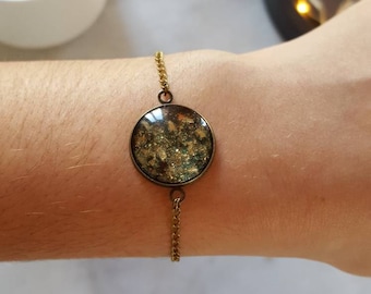 Black sequin bracelet