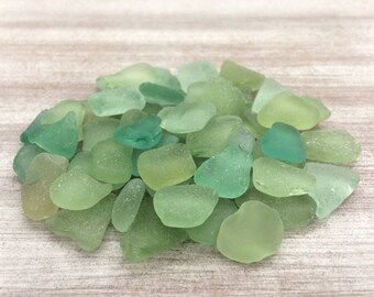 Bulk Sea Glass Genuine Pastel Beach Glass Tumbled Sea Glass Jewelry Making Sea Glass Art Craft Wedding Decoration S024 (50)