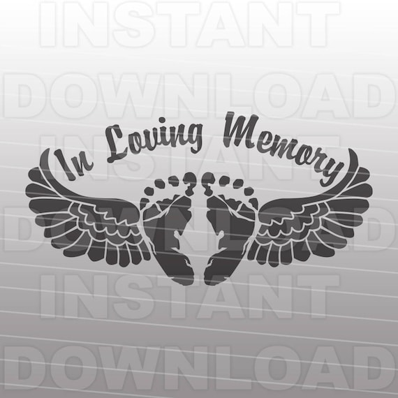 Download In Loving Memory Pregnancy Infant Loss Baby Feet Angel ...
