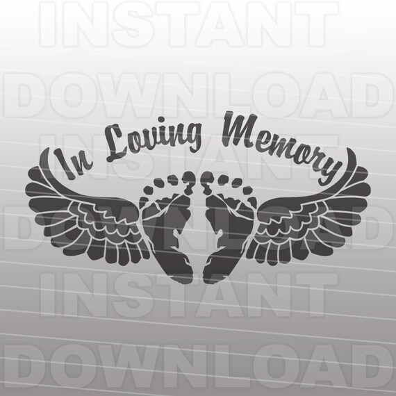 In Loving Memory Pregnancy Infant Loss Baby Feet Angel ...