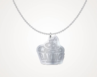 Baking Silver Necklace - .925 Silver Necklace - Gift Necklace - Gift Idea