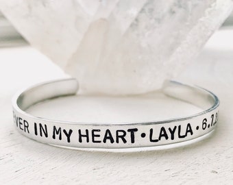 Pet memorial jewelry, Pet loss bracelet, Dog memorial cat memorial, Pet sympathy pet keepsake, In memory of dog, Forever in my heart - WIDE
