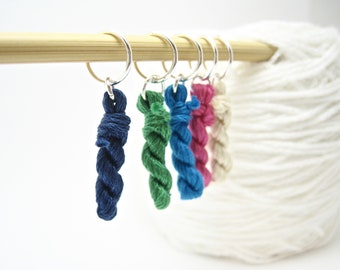 Stitch Marker Set, Knitting Stitch Marker, Mini Yarn, Knitting Markers, Snag Free Knitting Markers, Knitting Supplies, Knitting Gifts