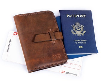 Passport Wallet Personalized Passport Holder Leather Travel Wallet Personalized Travel Birthday Gift Wallet For Men Graduation Gift