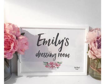Personalised room print
