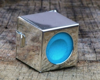 Pool Chalk 8 ball Holder FREE ENGRAVING initials engraved on the top complete with chalk