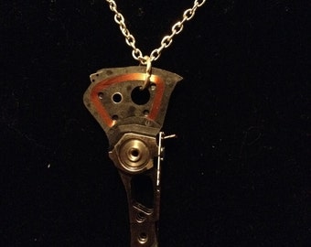 Tech Pendant Necklace, Hard-Drive Read/Write Arm (Petite)