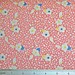 SALE - End of Bolt - Toy Box IV, 1930s Reproduction, Sara Morgan, Blue Hill Fabrics, Cotton Quilt Fabric, Pink Floral, Quilting Fabric