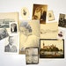 SALE Big lot antique vintage photographs pictures instant collection black and white sepia