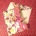 DOLLAR SALE - HELLO Die-Cut Edge Card with matching decorated envelope, Friendship Card, All Occasion Card,