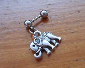 Tragus Piercing - Elephant Tragus Earring - Tragus Barbell - Helix Earring, Helix Piercing, Cartilage Earring