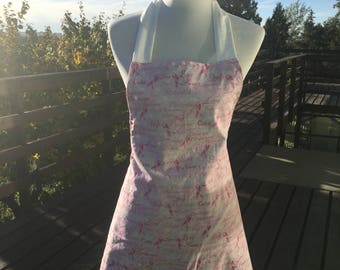 Womens Ruffle Hem Apron