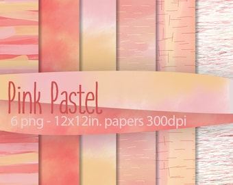 Pink Pastel: Decorative Papers