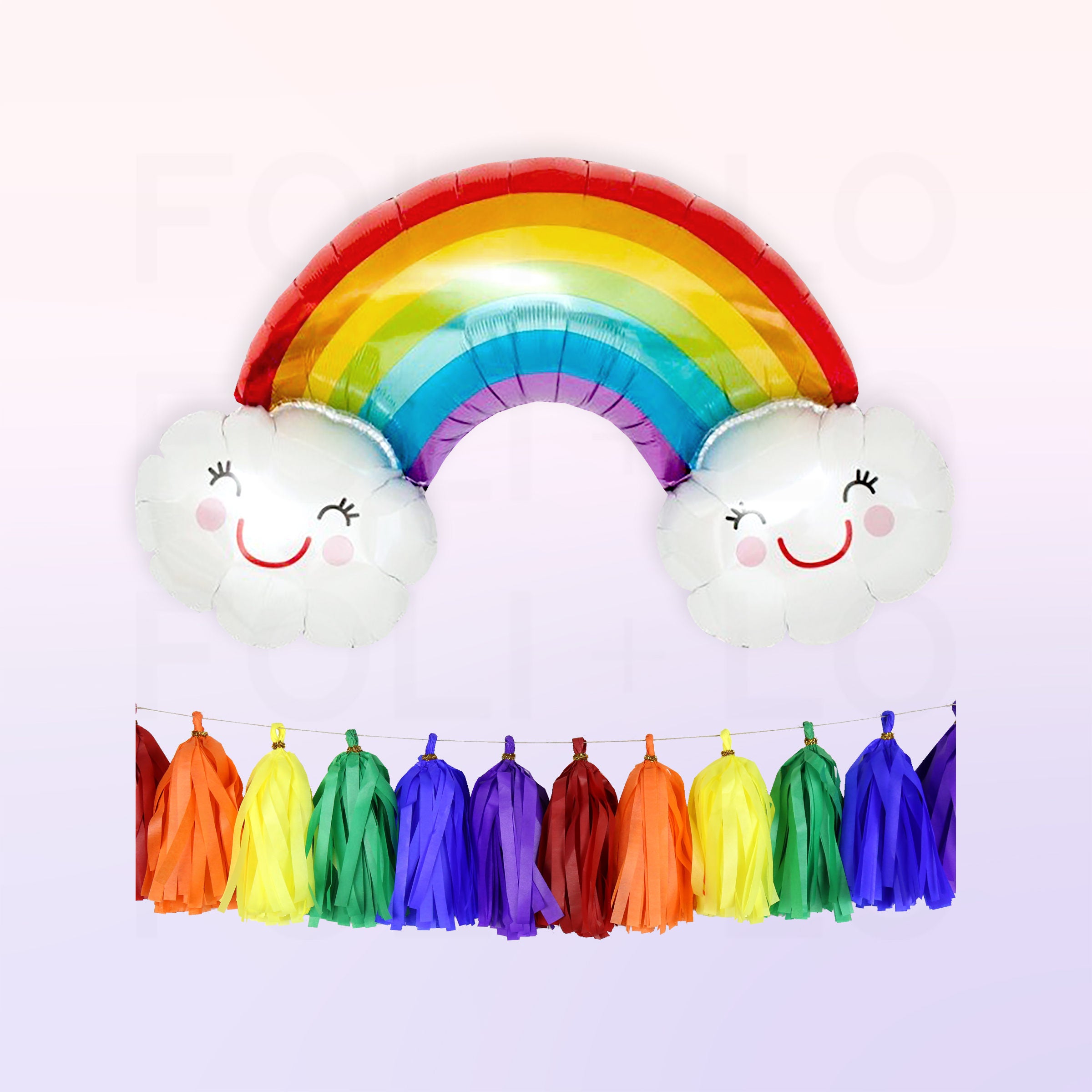 Rainbow Balloon HUGE Rainbow Balloon Rainbow Party Theme