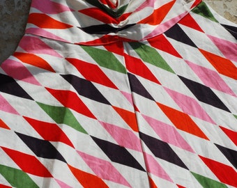 1950s Harlequin Aline skirt