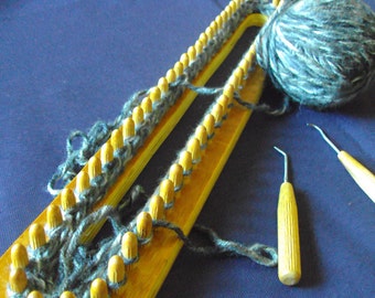 handmade wooden knitting loom