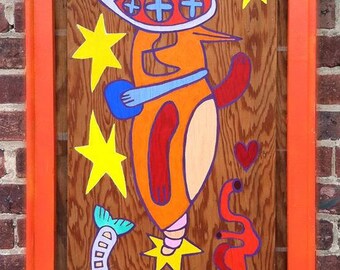 Orange Bird on Board