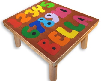 NAME PUZZLE STOOL | Numbers