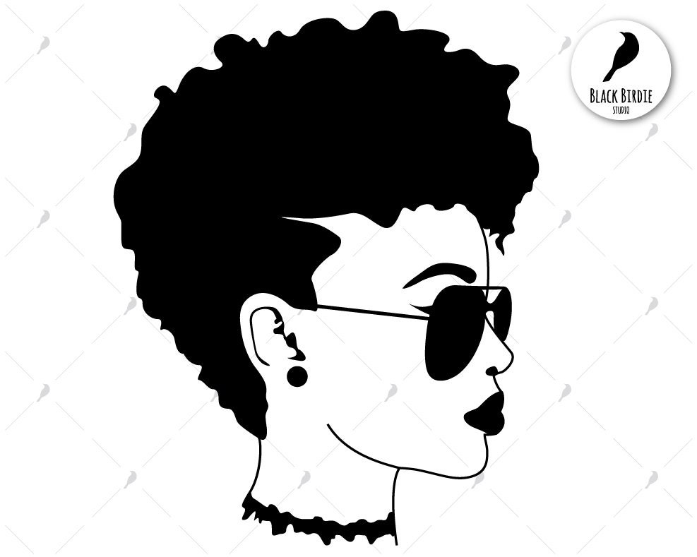 Free Free 340 Black Woman Silhouette Downloadable Free African American Svg Files SVG PNG EPS DXF File