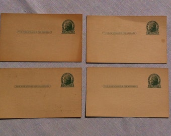 Uncanceled one cent USPS Postcards