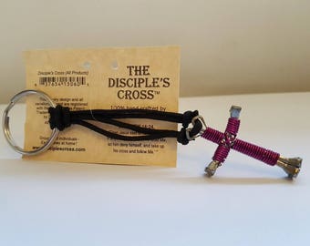 Disciple's Cross Keychain Pick Your Color Fully Adjustable