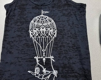 Up..Up.. and away - Aerial Tank Top / Aerial Clothing / Aerial Artist/ Aerialist / aerial fitness / circus / cirque