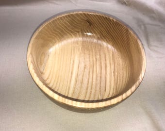 Hand turned oak bowl