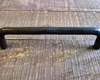 SALE! Cabinet Pull, Dresser Handle, Furniture Pull, Iron Handle, Forged, Industrial, Farmhouse, Drawer Pull, Kitchen Handle, Cabinet Handle