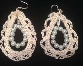 Downton Abbey inspired Victorian beaded earrings
