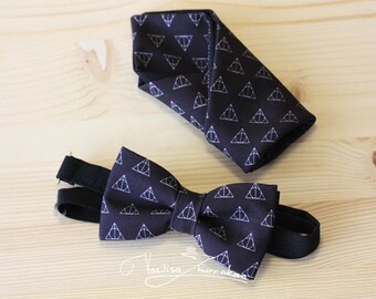 Set bow tie and handkerchief Harry Potter