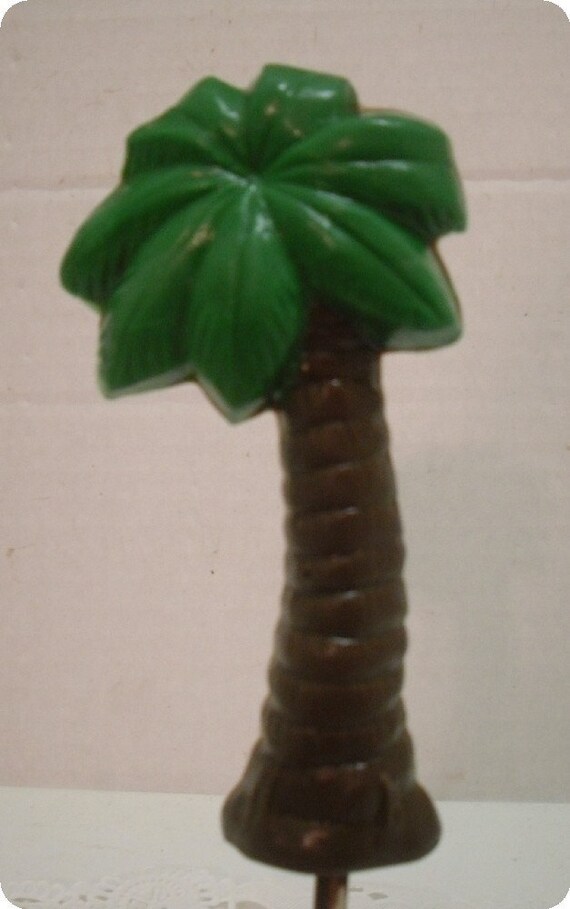 One dozen palm tree lollipops