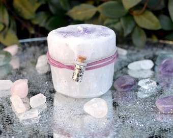 Fairy Blessing Candle, Blessing Candle, Scented Candle, Handmade Candle, Fairy Dust, Fairy Magic, Spell Candle, Magic Candle, Fairy Blessing