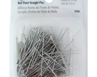 1 1/4" Singer Ball Point Straight Pins - 07020