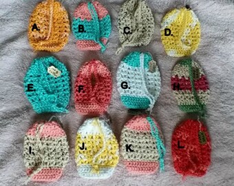 HANDMADE, 100 % COTTON, Soap Saver, Soap Sack, Soap Cozy, Exfoliating Soap Bag