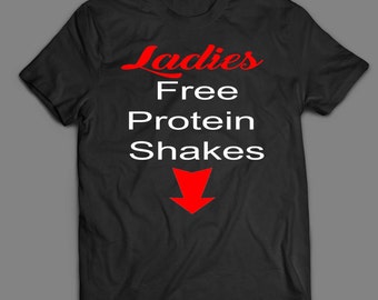 free protein shakes shirt