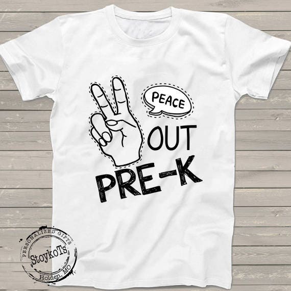 Free Free 103 Peace Out Kindergarten Shirt Svg SVG PNG EPS DXF File