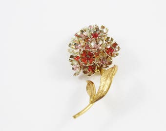 Vintage West Germany Flower Brooch