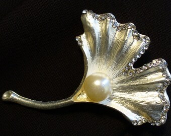 Three Rhinestone Brooches