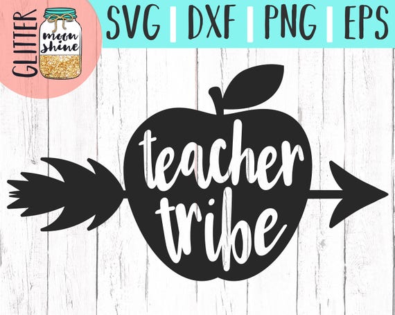 Download Teacher Tribe svg eps dxf png cutting files for silhouette