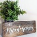 Custom Family sign