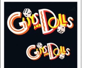 Theater / Show Charm - Playbill Play Bill - Guys and Dolls