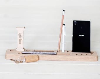 Desk Organiser With Personalised Letter
