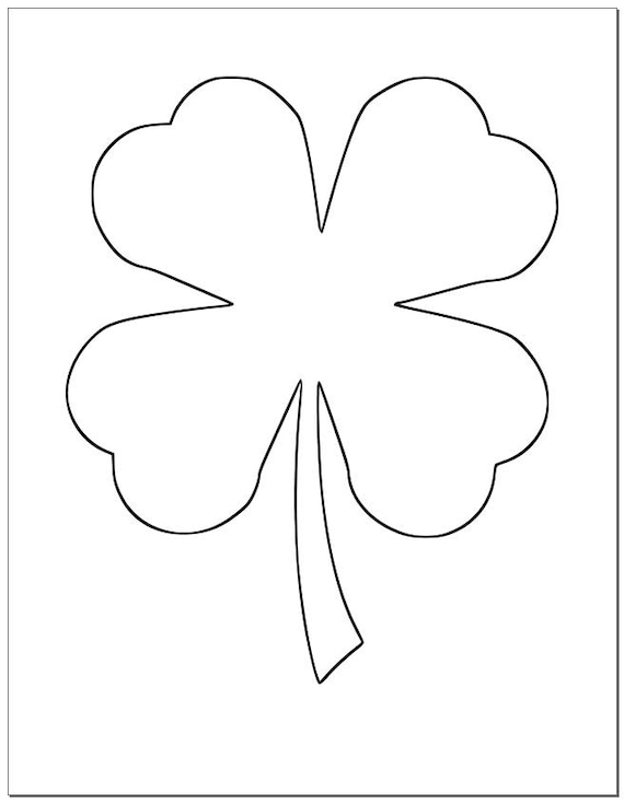 It is a graphic of Dashing Printable Shamrock Templates This is an image of Dashing Printable Shamrock Templates