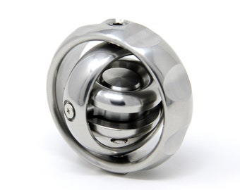 Mechforce EDC Gyroscope, Stainless Steel, Hand Fidget, Stress Relief, Focus Toy