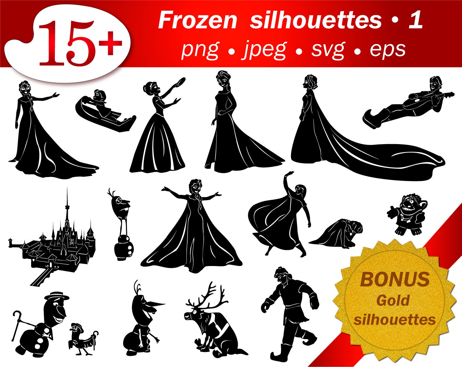 Download Frozen SVG silhouettes cricut cameo Disney castle Cartoon