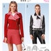Burda 6800 Size 8-18 Misses Assymetric Zipped Biker Motorcycle Jacket Sewing Pattern / Uncut FF
