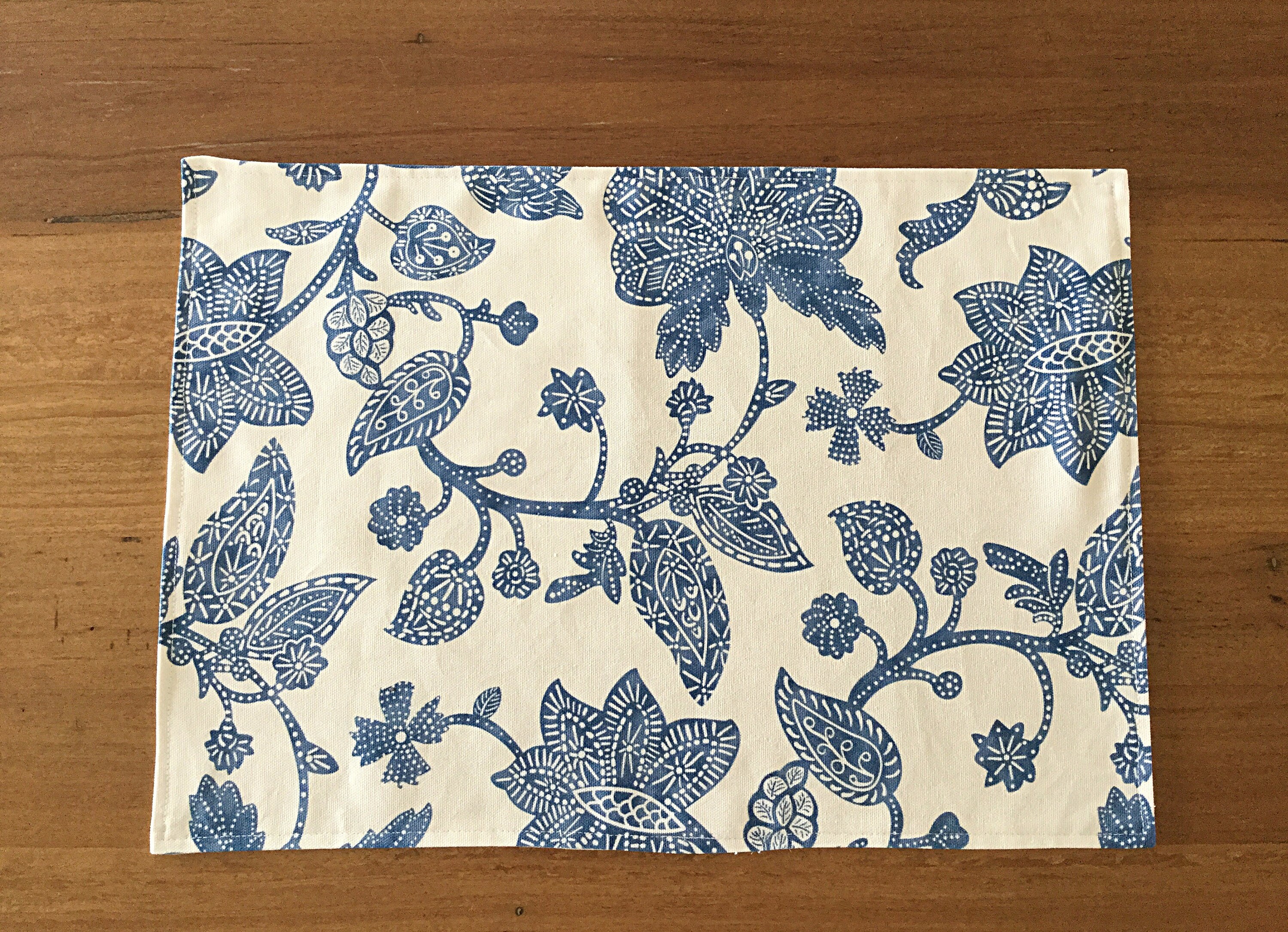 Placemats Hampton's Style Decor Set of 2 Placemats Blue