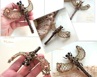 Dragonfly brooch O.O.A.K